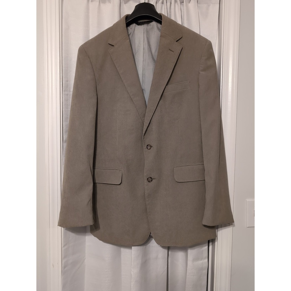 Jos A Bank Mens Tan 41L Courdoroy Sport Coat Blazer